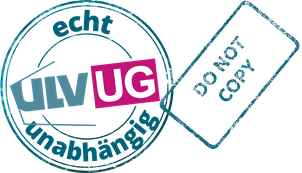 Stempel: ULV-UG - echt unabhängig - do not copy