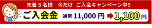 パソコン市民IT講座 府中駅前教室では、開校22周年謝恩 先着10名様限定 ご入会キャンペーン中です。ご入会金通常 11,000円⇒1,000円でおトク。