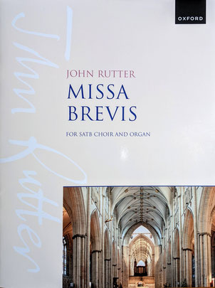 John Rutter「MISSA BREVIS」の楽譜表紙