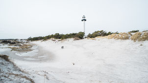 Der Strand von Dueodde auf Bornholm im Winter. Copyright: Destination Bornholm_Foto Stefan  Asp