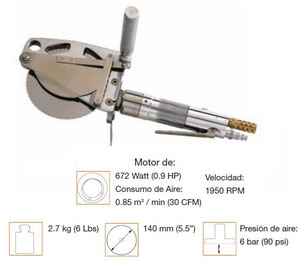 Cortadora-Marcadora neumatica Kentmaster, Modelo SC-550, Codigo  6210000