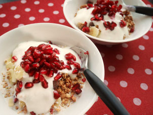 Power-Müsli mit Granatapfel