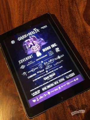 Digitale Ansicht des Flyers zum Dark Malta-Festival 2020 / Foto: Batty Blue