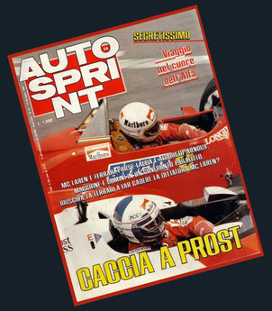 Caccia a Prost in Autosprint