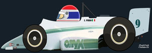 Emanuele Pirro by Muneta & Cerracín - Oxyx 85B - Cosworth