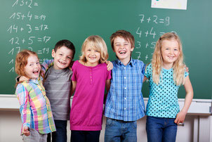 Grundschüler bei Haus der Nachhilfe