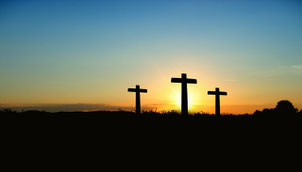 Jesus Leidensweg, Kreuzigung und Tod - sowie Trauer am Karfreitag.