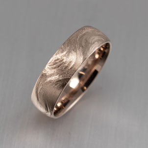 Trauringe Gold 585, haselnussfarben, John-Michael Mendizza