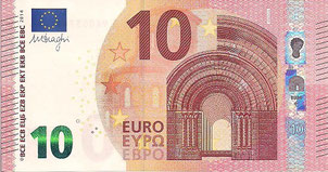 BILLETE UNIÓN EUROPEA - PICK - P21V - 10 EUROS - 2.014 - SERIE VA (ESPAÑA) SERIE 2.013-2.015 - TERCERA FIRMA (MARIO DRAGHI) LETRA DE CÓDIGO DE IMPRENTA V (SC/UNC) PLANCHA - 14€.