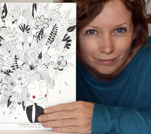 Aleksandra Sobol, Olalarte, illustrations poetiques, dessins, nature , poesie, artiste polonaise