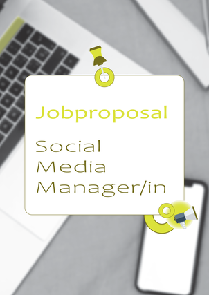 Kostenlose Vorlage für eine Jobbeschreibung des Social Media Managers zum Herunterladen