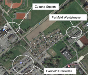Zugänglichkeit und Parksituation