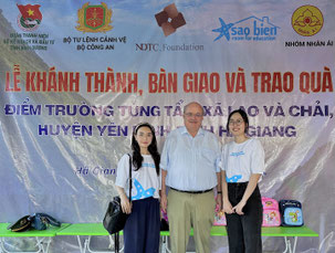 Austrian Ambassador Dr.Glanzer / Austrian Embassy Hanoi / school opening Ha Giang / Österreichische Botschaft Hanoi / österreichischer Botschafter Dr.Glanzer / Schuleröffnung Ha Giang