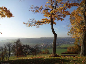 Blick in Richtung Kloster Rebdorf vom Frauenberg