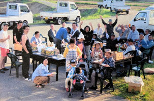 一関　赤猪子自治会　お花見会