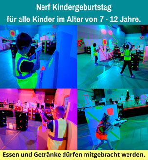 Nerf Kindergeburtstag in Gütersloh feiern.