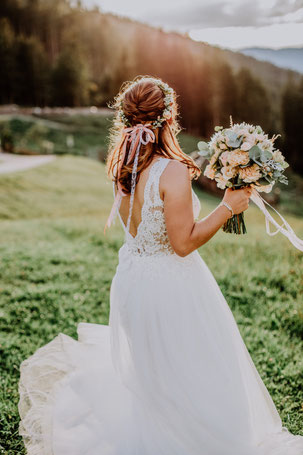 Hochzeit auf der Jufenalm – Hochzeitsdeko Alpenhochzeit