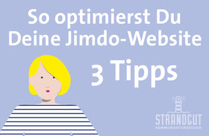 So optimierst du deine Jimdo-Website, 3 Tipps