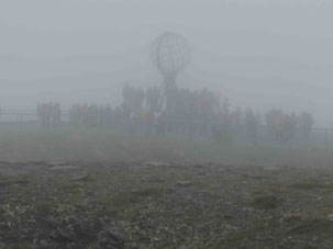 Nordkap im Nebel