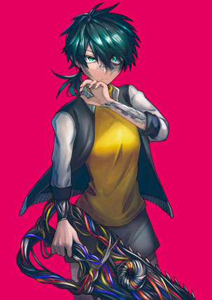 キャラクターイラスト　シュウ