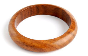 Holz Schmuck - Armreifen aus Vollholz
