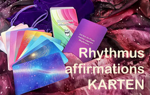 Rhythmus Affirmationen Karten Set • Trommelschule Yngo Gutmann, Leipzig