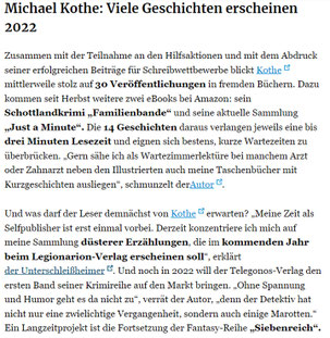 Text: Kothes neue Geschichten in 2022