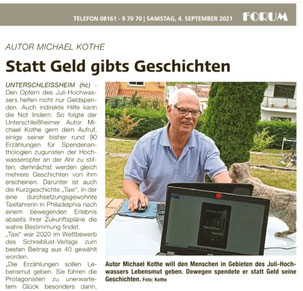 Presse, Michael Kothe, Autor aus Unterschleißheim bei München