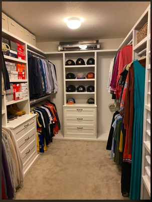 Finished Master Closet