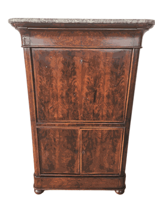 SECRETAIRE IN MOGANO LUIGI FILIPPO ORIGINALE EPOCA XIX SECOLO FRANCIA OTTIMO STATO