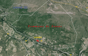 La commune de Lanas