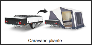 Caravane pliante