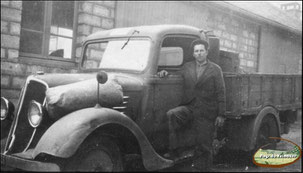 Mine de Leucamp à Bancarel - chauffeur et camionnette