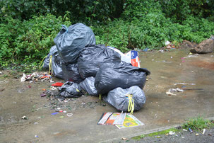 Chasse aux dépôts sauvages d'ordures à Vélizy-Villacoublay.