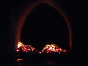 Brandtunnel, Flashover, Strahlrohrtraining, Feuerwehr, Innenbrandbekämpfung, Atemschutz