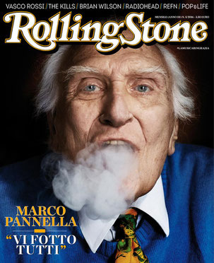 La prossima copertina di Giugno di Rolling Stone vede un ritratto di Marco Pannella realizzato da Giovanni Gastel