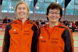 Holen drei NRW-Titel: Katja Marburger (li.) und Ricarda Wied-Bernshausen.