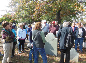 Old Salem Burial Ground with a local guide