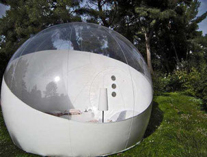 Dormir le nez dans les étoiles dans une bulle romantique en Baie de Somme Picardie