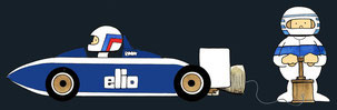 Riccardo Patrese by Muneta & Cerracín
