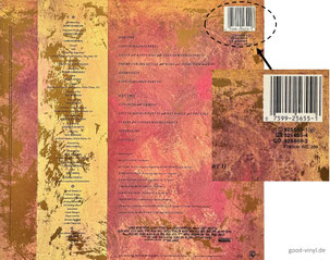 Cover-Rückseite "Miles Davis / Marcus Miller - Music From Siesta" (EU 1987)