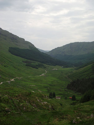 Back through mainland Scotland. 