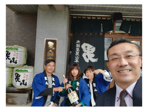 太田貸切タクシーをご利用いただいたお客さまとの写真です。
