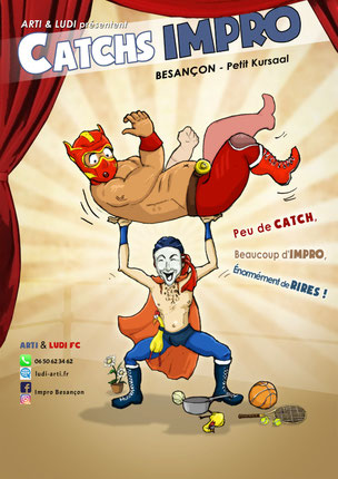 affiche de catch impro