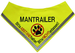 Mantrailer, Halstuch ,Hundehalstuch, Suchhund, Fährtenhund