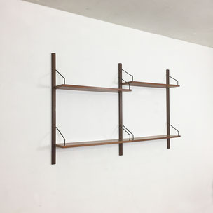 yourhomeplus interior design vintage midcentury modern danish denmark 60s 70s design hollywood regency  art teak cado cadovius teak wall unit