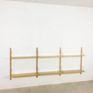 ash wall unit - Nisse Strinning for String Design AB Sweden | 1960s