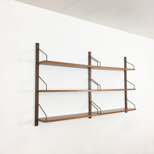 teak wall unit | royal system - Poul Cadovius for CADO  Denmark | 1960s