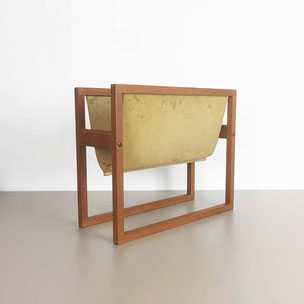 teak magazine rack - Kai Kristiansen for Sika Mobler Danmark | 1960s midcentury modern danish interior vintage yourhomeplus