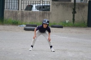 試合では静かだったけど、移動中の車では大騒ぎしていたMくん(笑)。